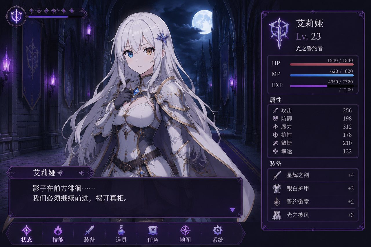 光与影的二重身 角色养成 展示图 3